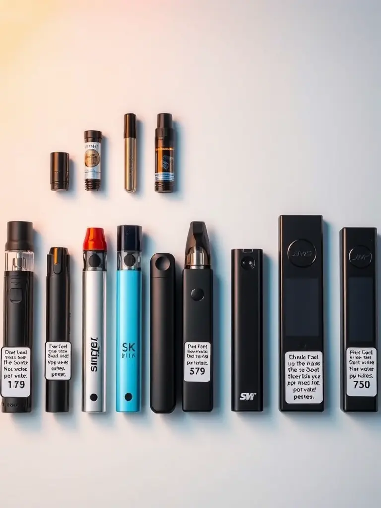 A side-by-side comparison of vape products, showcasing the cost savings achieved through direct sourcing from Chinese manufacturers.